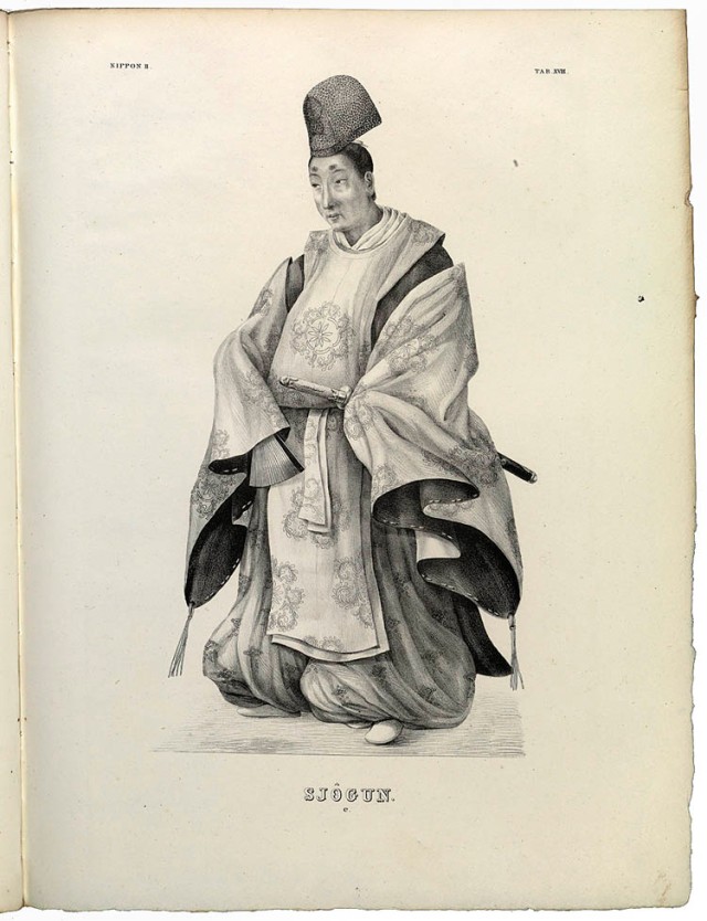 Dutch engraving depicting the Shogun